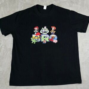 Disney Toy Story Bro Graphic T Shirt Mens XXL Black Woody Buzz Jessie